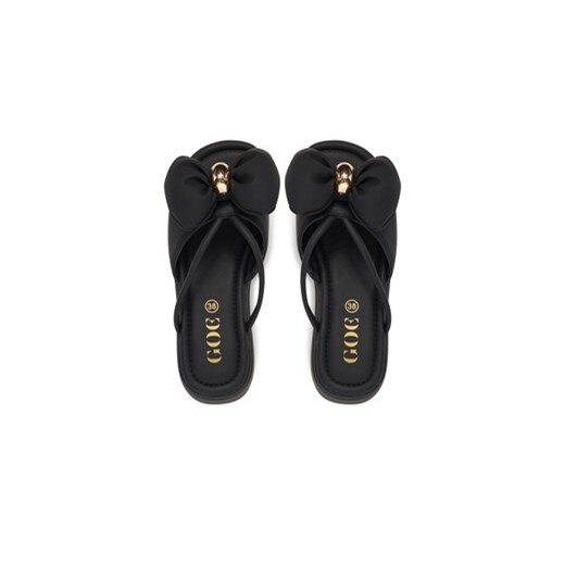 Klapki GOE RR2N4121 Czarny Goe 38 eobuwie.pl