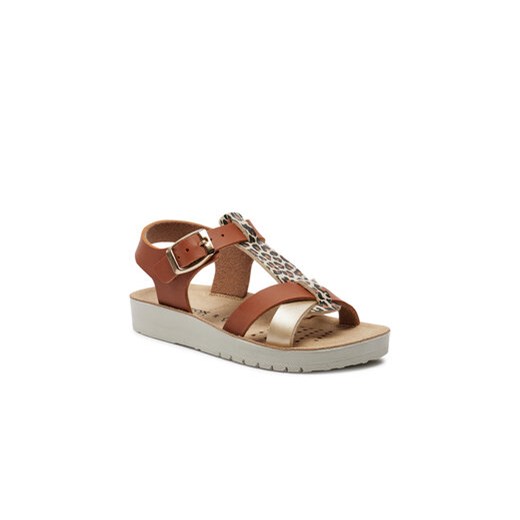 Sandały Geox J Sandal Costarei Gi J45EAG 05404 C5B2U S Beżowy Geox 31 eobuwie.pl