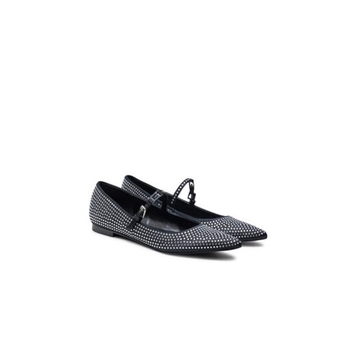 Baleriny Guess Dannely FLFDNN SAT08 Czarny Guess 36 eobuwie.pl