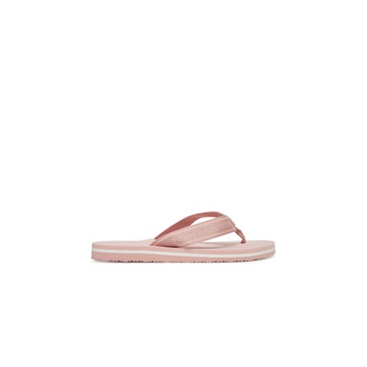 Japonki Tommy Hilfiger Hilfiger Webbing Beach Sandal FW0FW08515 Różowy Tommy Hilfiger 42 eobuwie.pl