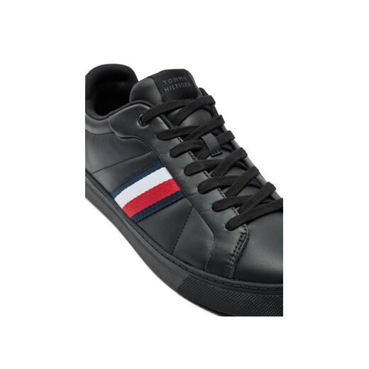 Sneakersy Tommy Hilfiger Icon Court FM0FM05163 Czarny Tommy Hilfiger 41 eobuwie.pl