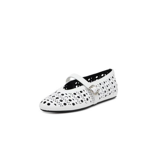 Baleriny Badura ELAN-SLT24067P-55 Biały 36 eobuwie.pl