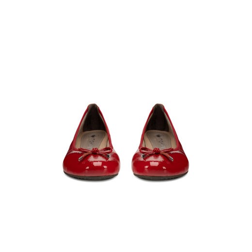 Baleriny Rieker 51950-33 Czerwony Rieker 39 eobuwie.pl