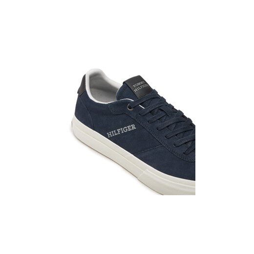 Sneakersy Tommy Hilfiger Th Hi Vulc Low Street Suede FM0FM05112 Granatowy Tommy Hilfiger 42 eobuwie.pl