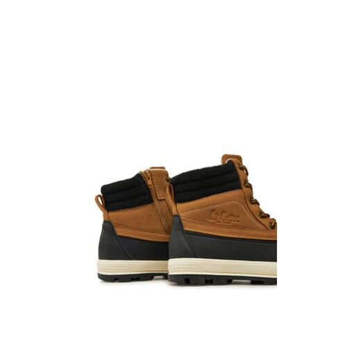 Trzewiki Lee Cooper LCJ-24-01-2966L Brązowy Lee Cooper 35 eobuwie.pl