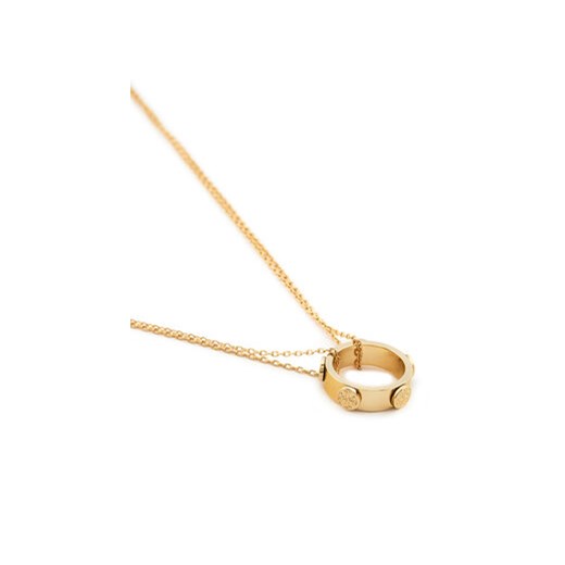Naszyjnik Tory Burch Miller Stud Circle Pendant 160172 Złoty Tory Burch 00 eobuwie.pl