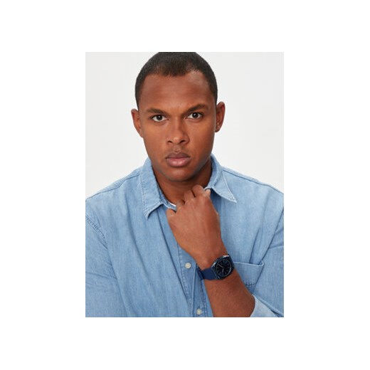 Zegarek adidas City Tech Thin AOFH24001 Granatowy 00 eobuwie.pl