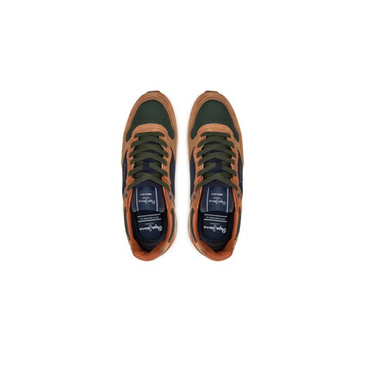 Sneakersy Pepe Jeans Buster Pro M PMS60027 Brązowy Pepe Jeans 40 eobuwie.pl