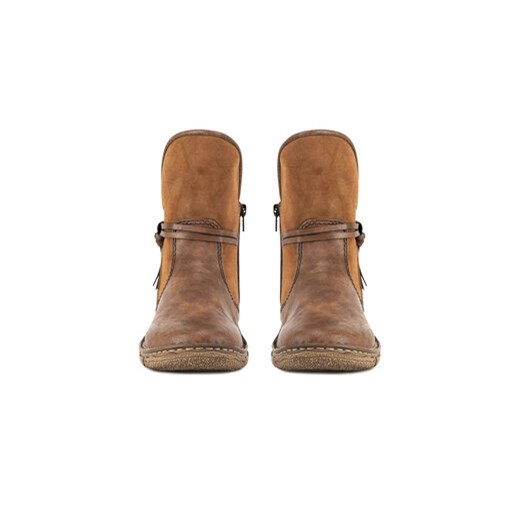 Botki Rieker Z3772-22 Brązowy Rieker 36 eobuwie.pl