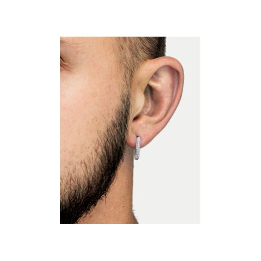 Kolczyki ICED STUFF Diamond Ring Białe złoto Iced Stuff 00 eobuwie.pl