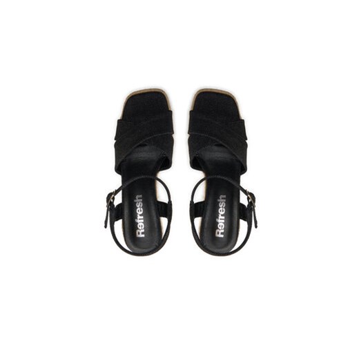 Espadryle Refresh 171597 Czarny Refresh 40 eobuwie.pl