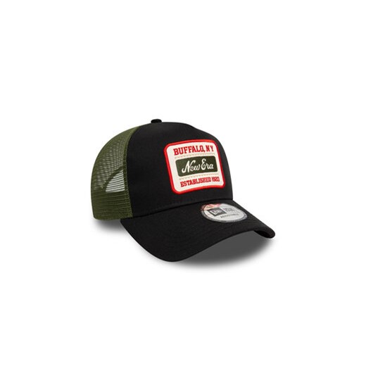 Czapka z daszkiem New Era Patch Trucker 60595459 Czarny New Era OS eobuwie.pl