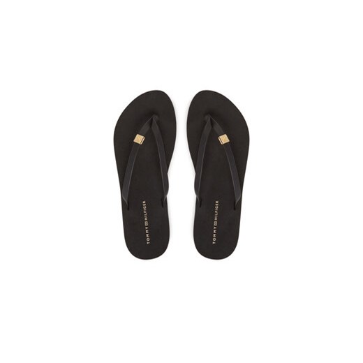 Japonki Tommy Hilfiger Elevated Chic Beach Sandal FW0FW08523 Czarny Tommy Hilfiger 41 eobuwie.pl