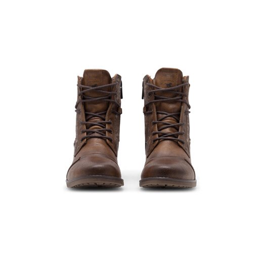 Botki Mustang 1229-508 Brązowy Mustang 40 eobuwie.pl