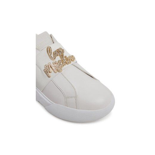 Sneakersy LOVE MOSCHINO JA15064G1MIA610A Biały Love Moschino 41 eobuwie.pl