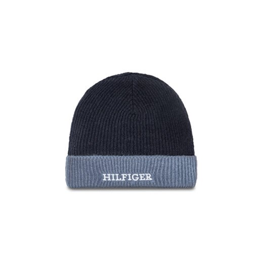Komplet czapka i komin Tommy Hilfiger AU0AU01938 Granatowy Tommy Hilfiger L_XL eobuwie.pl