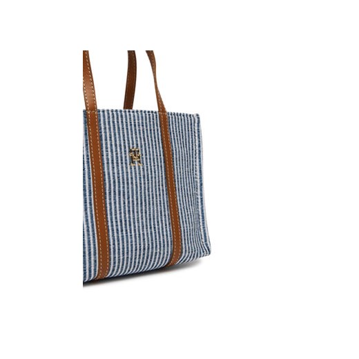 Torebka Tommy Hilfiger Th Premium Beach Le Mini Tote AW0AW17208 Niebieski Tommy Hilfiger 00 eobuwie.pl