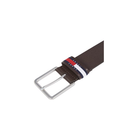 Pasek Męski Tommy Jeans Tjm Elevated Leather 4.0 AM0AM11675 Brązowy Tommy Jeans 100 eobuwie.pl