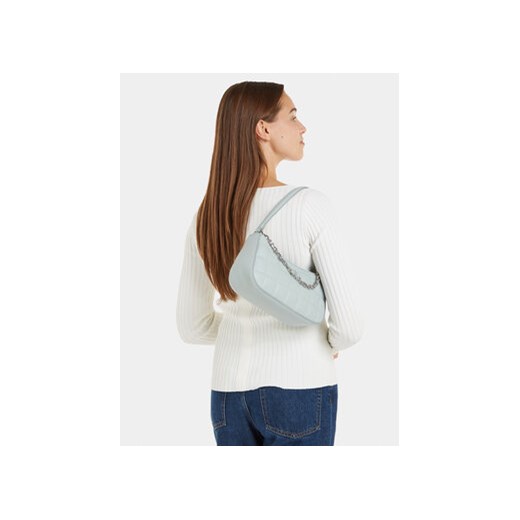 Torebka Calvin Klein Ck Square Quilt K60K612017 Szary Calvin Klein 00 eobuwie.pl
