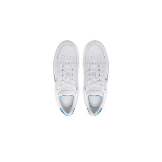 Sneakersy Tommy Hilfiger Flag Basket Sneaker FW0FW08081 Biały Tommy Hilfiger 39 eobuwie.pl