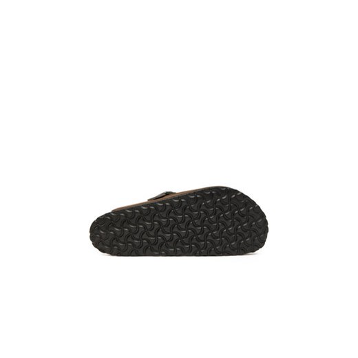 Klapki Birkenstock Boston zamsz 1029210 Brązowy 45 eobuwie.pl