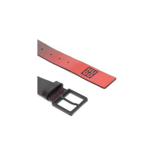 Pasek Męski Hugo Giove-Tip 50503587 Czarny 105 eobuwie.pl