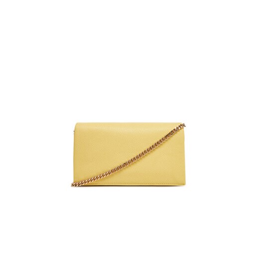 Torebka Tommy Hilfiger Th Her Flap W/Chain AW0AW17403 Żółty Tommy Hilfiger 00 eobuwie.pl