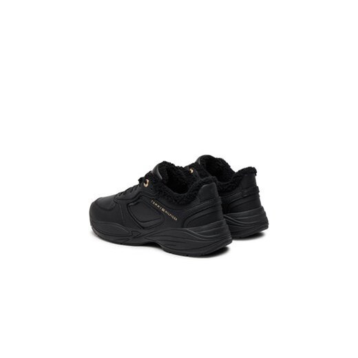 Sneakersy Tommy Hilfiger FW0FW08125 Czarny Tommy Hilfiger 36 eobuwie.pl