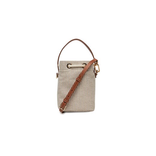 Torebka Tommy Hilfiger Th Premium Beach Le Bucket AW0AW17215 Beżowy Tommy Hilfiger 00 eobuwie.pl