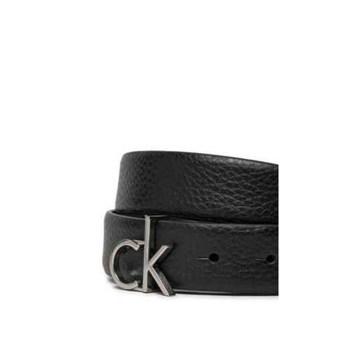 Pasek Damski Calvin Klein Ck Logo Buckle Belt 3.0_Pbl K60K613073 Czarny Calvin Klein 85 eobuwie.pl