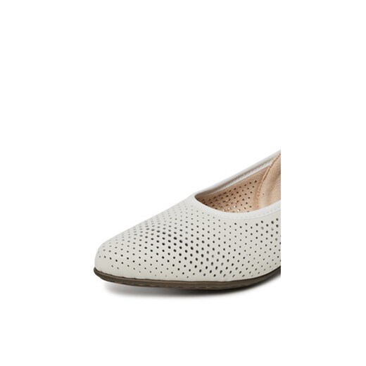 Sandały Rieker 47066-80 Biały Rieker 37 eobuwie.pl