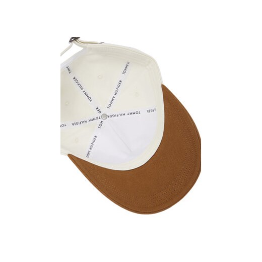 Czapka z daszkiem Tommy Hilfiger Th Seasonal Preppy Logo Cap AM0AM13161 Écru Tommy Hilfiger 00 eobuwie.pl