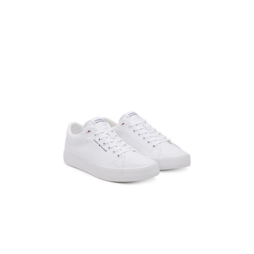 Tenisówki Tommy Hilfiger Th Hi Vulc Low Core Canvas FM0FM05396 Biały Tommy Hilfiger 43 eobuwie.pl