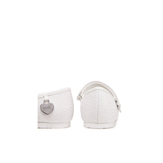 Baleriny Primigi 7928500 D Biały Primigi 37 eobuwie.pl