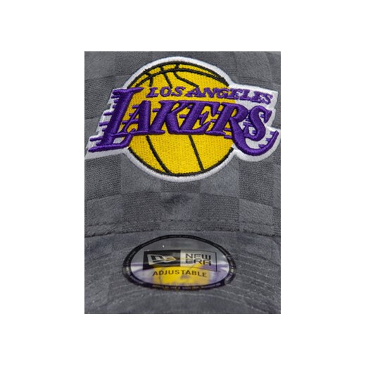 Czapka z daszkiem New Era Los Angeles Lakers Tonal Check 60595261 Szary New Era OS eobuwie.pl
