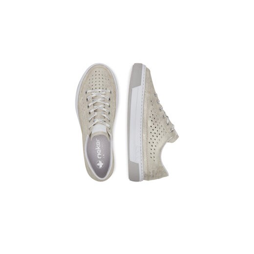 Sneakersy Rieker L8849-60 Złoty Rieker 40 eobuwie.pl