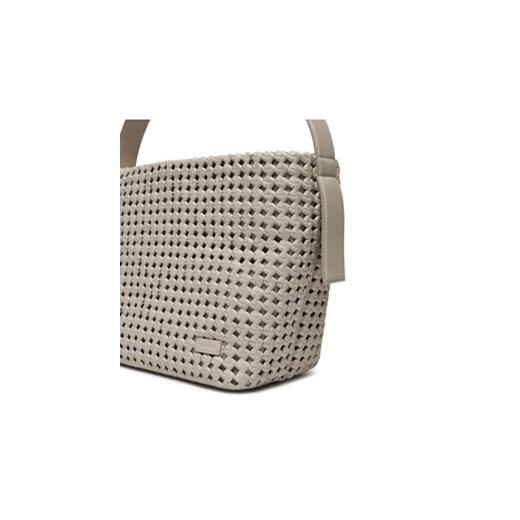 Torebka Calvin Klein Ck Braided Medium Shopper K60K612131 Szary Calvin Klein 00 eobuwie.pl