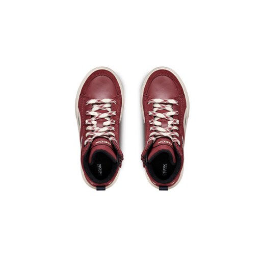 Sneakersy Geox J Weemble Boy J36HAA 022FU C7BF4 S Bordowy Geox 37 eobuwie.pl