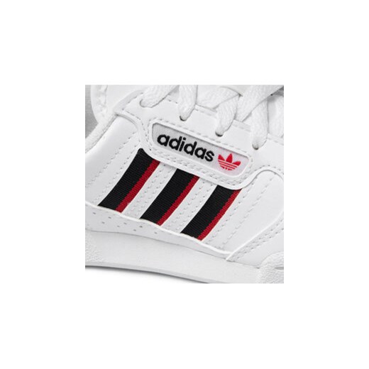 Sneakersy adidas Continental 80 Stripes C S42611 Biały 30 eobuwie.pl