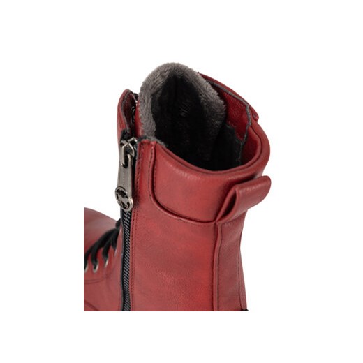 Botki Mustang 1447-504 Czerwony Mustang 41 eobuwie.pl