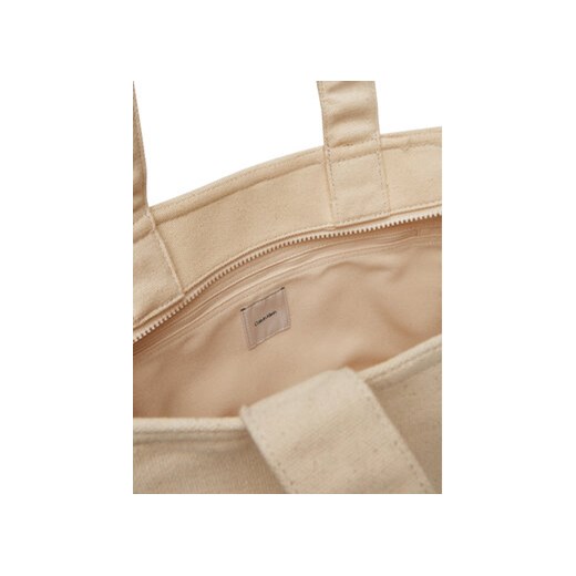 Torebka Calvin Klein Jeans Summer Canvas Tote LV04K3098G Beżowy 00 eobuwie.pl