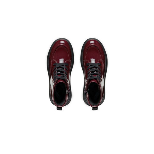 Kozaki Geox J Phaolae Girl J46ETA 000HH C7357 M Bordowy Geox 28 eobuwie.pl