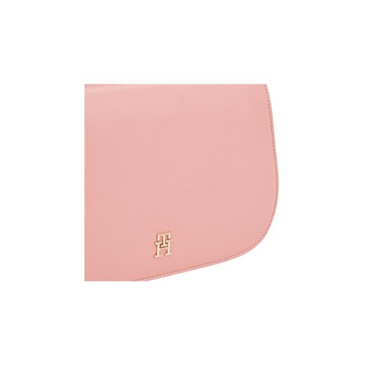 Torebka Tommy Hilfiger Th Spring Chic Flap Crossover AW0AW15974 Różowy Tommy Hilfiger 00 eobuwie.pl
