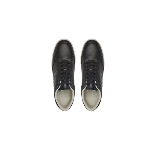 Sneakersy Calvin Klein Low Top Lace Up Logo HM0HM01653 Czarny Calvin Klein 45 eobuwie.pl