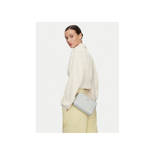 Torebka Calvin Klein Ck Daily Camera Bag_Croco K60K612140 Szary Calvin Klein 00 eobuwie.pl