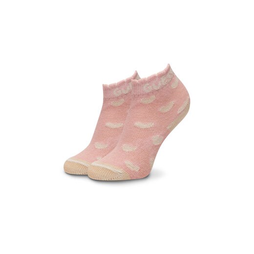 Zestaw 3 par wysokich skarpet dziecięcych Guess H5RZ04 Z3G10 Różowy Guess 6_12M eobuwie.pl