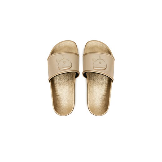 Klapki KARL LAGERFELD Kondo Maxi KL80819M Złoty Karl Lagerfeld 40 eobuwie.pl