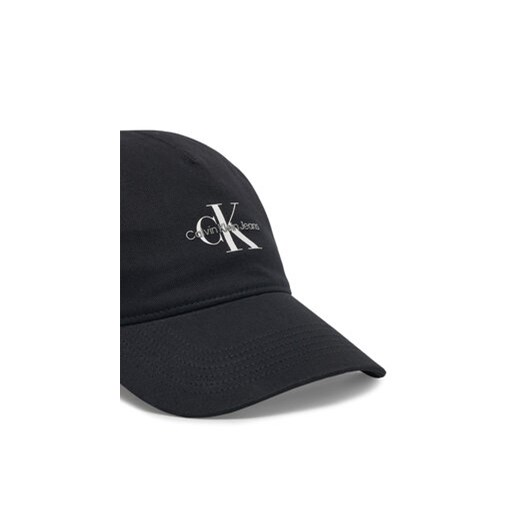 Czapka z daszkiem Calvin Klein Jeans Printed Monologo Cap LV04K5027G Czarny 00 eobuwie.pl