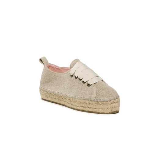 Espadryle Manebi Lace-Up Espadrilles O 7.1 E0 Beżowy Manebi 35 eobuwie.pl