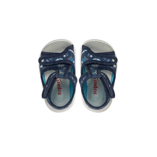 Sandały Superfit 1-000293-8050 M Niebieski Superfit 18 eobuwie.pl